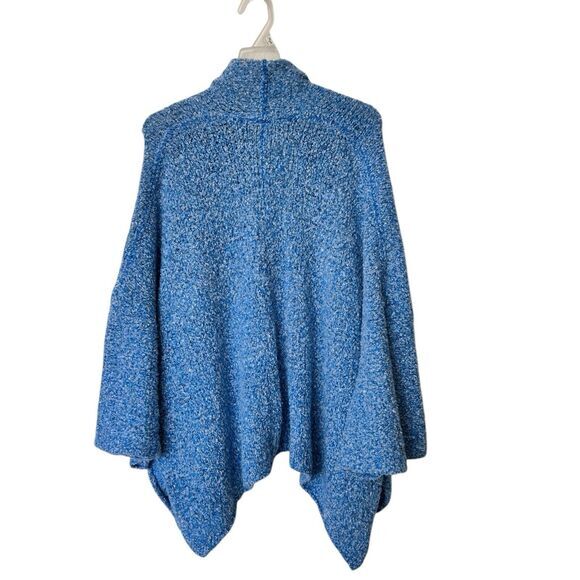 Free‎ People BFF Cardigan XS Boho Wrap Soft Boucle Knit Blue - Picture 3 of 12